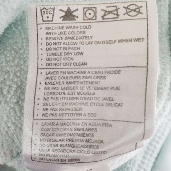 Nike Fleece Zip Jacket Women’s S Blue Long Sleeve Pockets Rear Zip - Picture 9 of 9